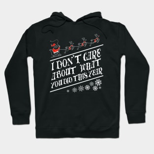 I dont care about what you did this year Black by Tobe Fonseca Hoodie